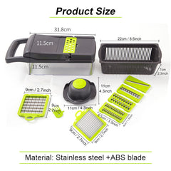 6 Dicing Blades Mandoline Slicer