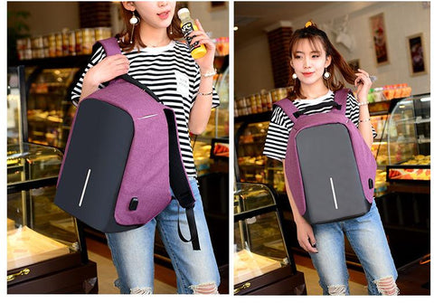 Anti Theft Backpack with USB Charger