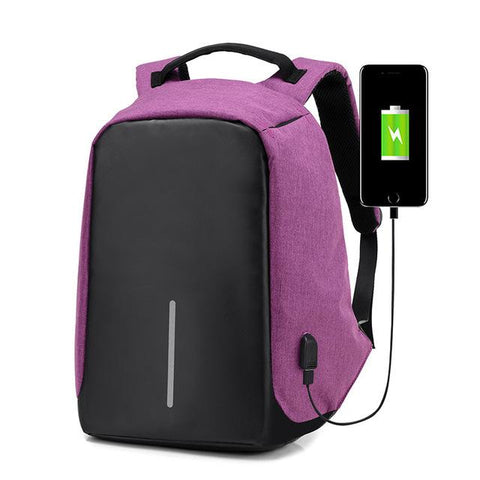 Anti Theft Backpack with USB Charger